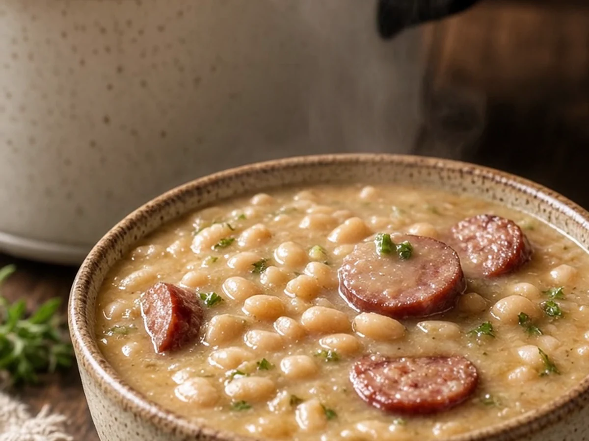 Creamy White Bean and Sausage Stew