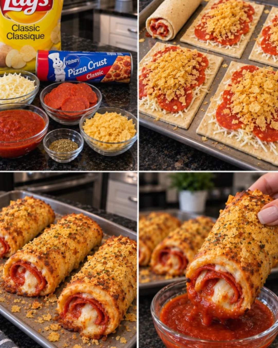 Crispy Pizza Roll-Ups Delight