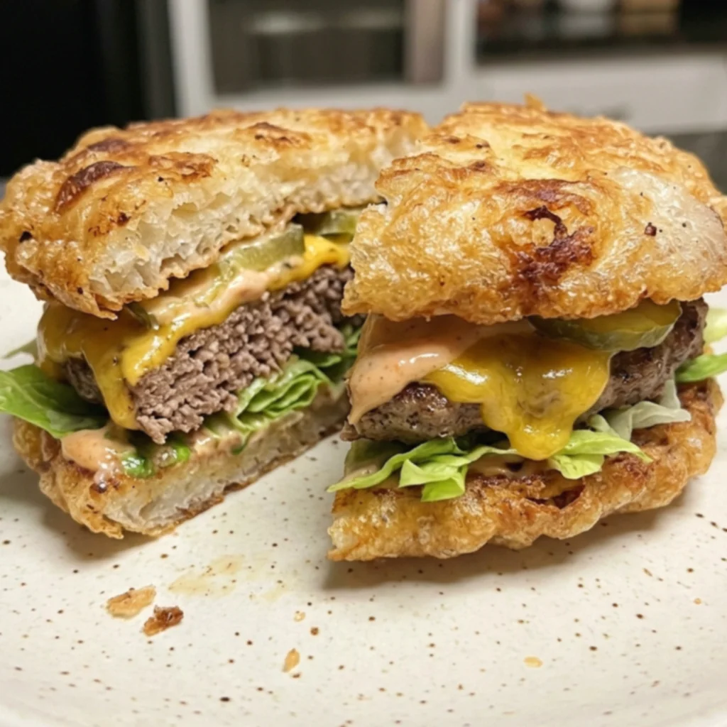 Crispy Rice Paper Burger