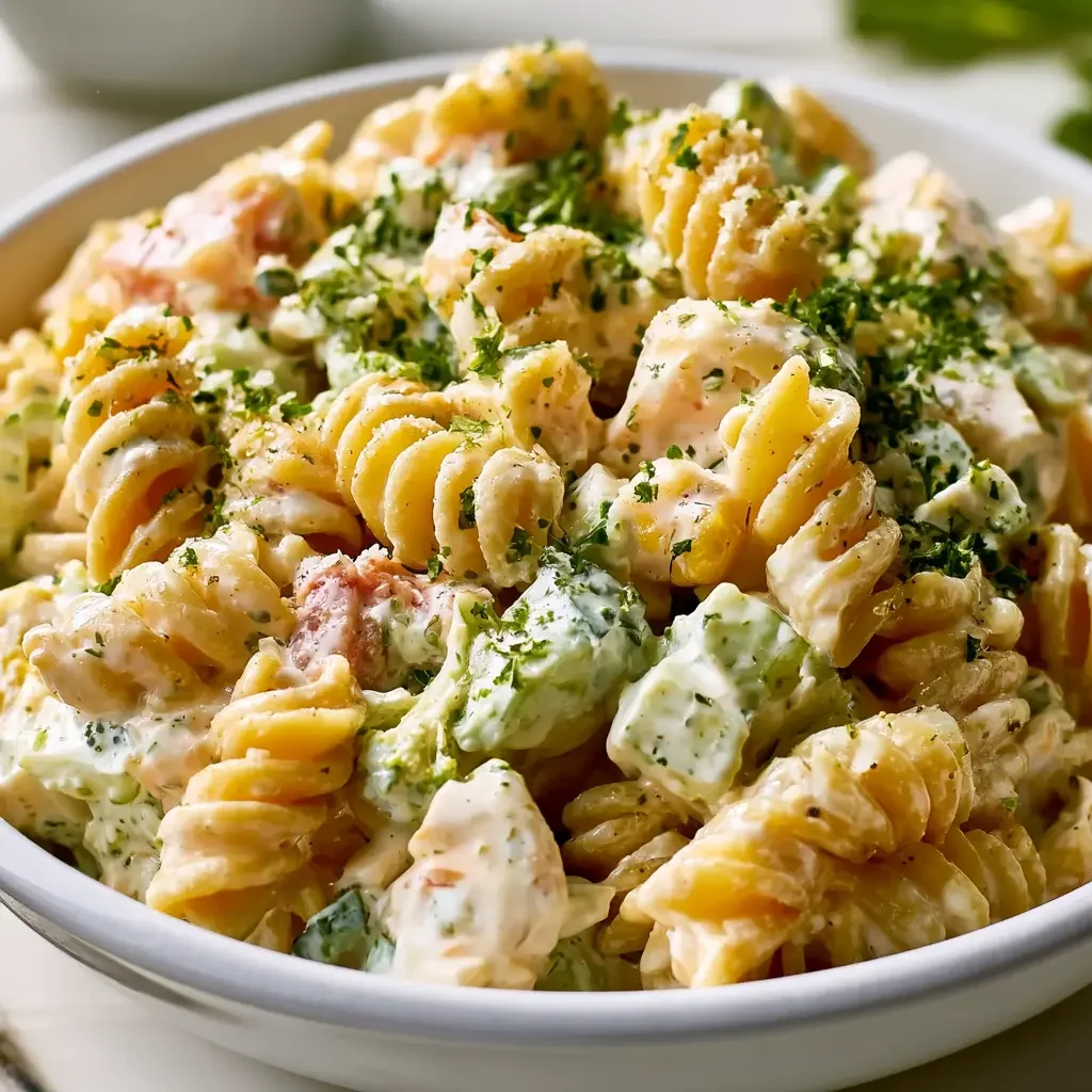Dill Pickle Pasta Salad