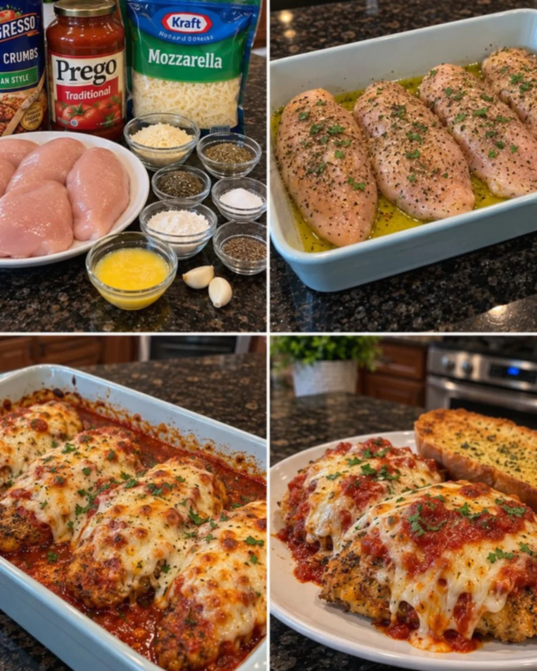 Easy Baked Chicken Parmesan