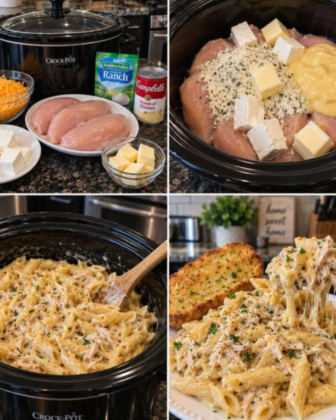 Easy Creamy Ranch Chicken Pasta