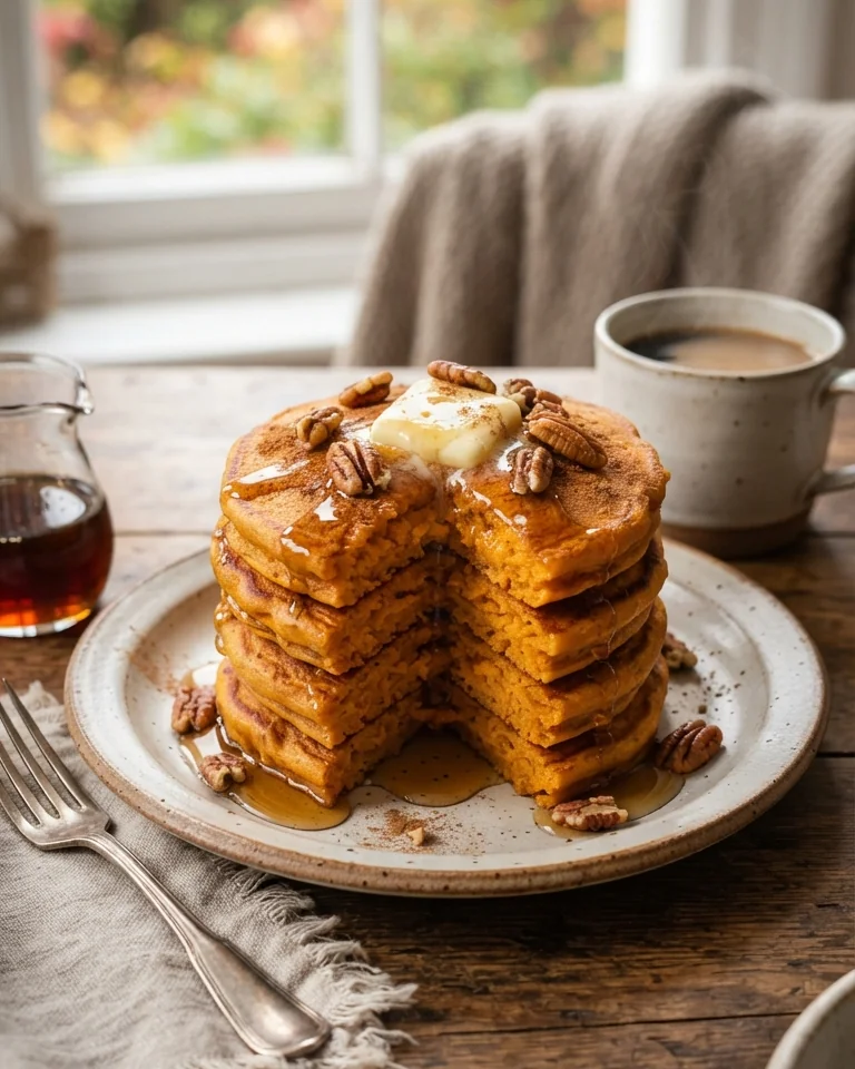 Fluffy Sweet Potato Pancakes
