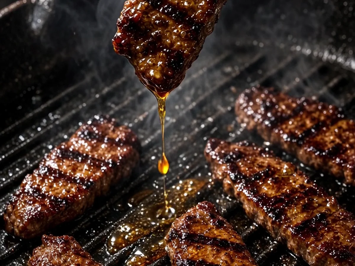 Grilled Honey Steak Strips