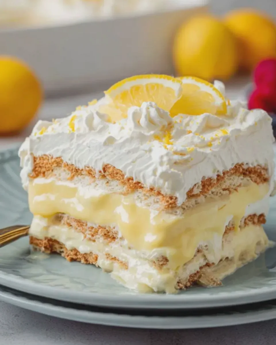 Lemon Icebox Cake
