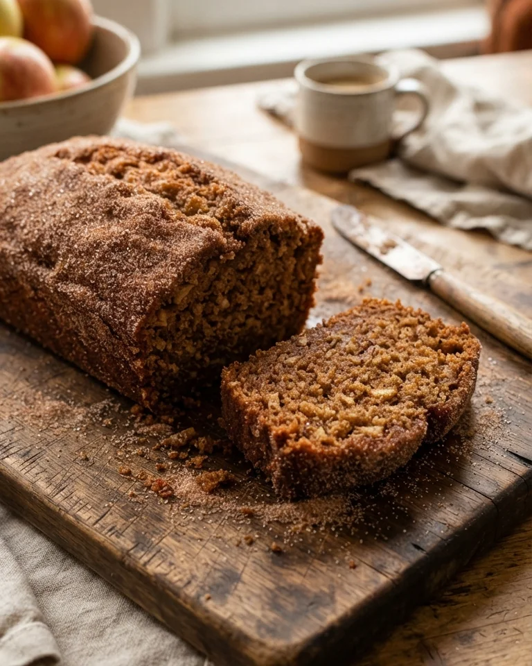 Moist Apple Cider Donut Loaf