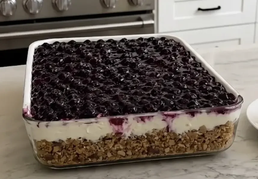 No-Bake Blueberry Delight