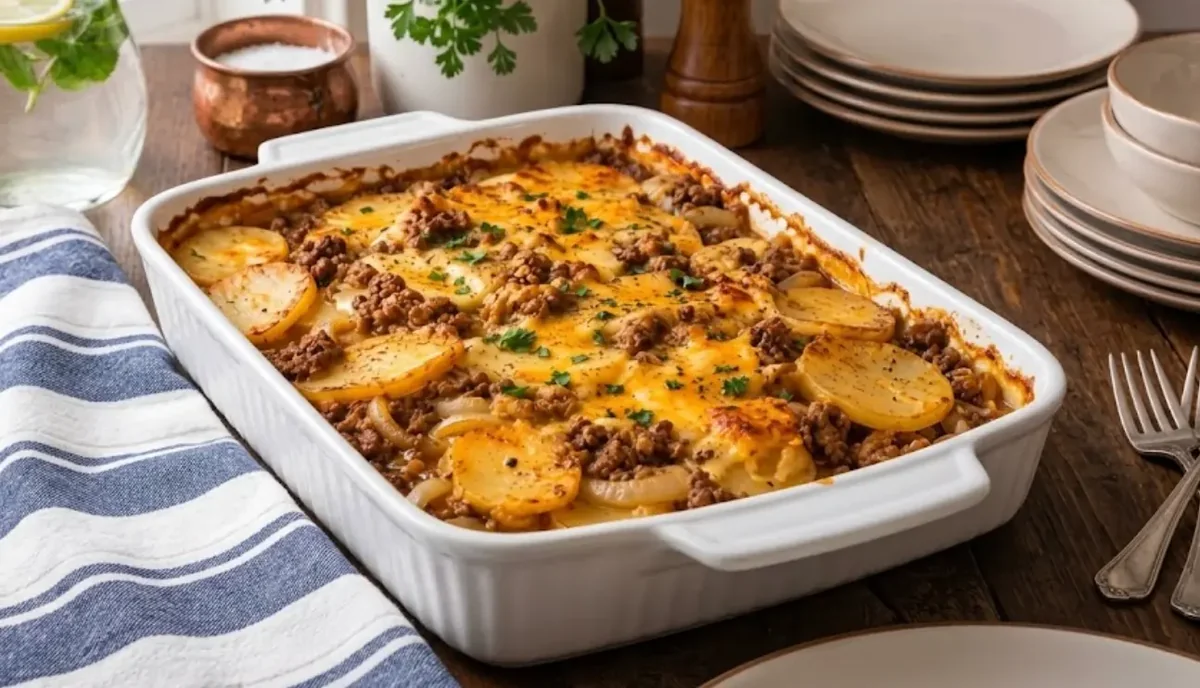 Old Fashioned Hamburger Casserole
