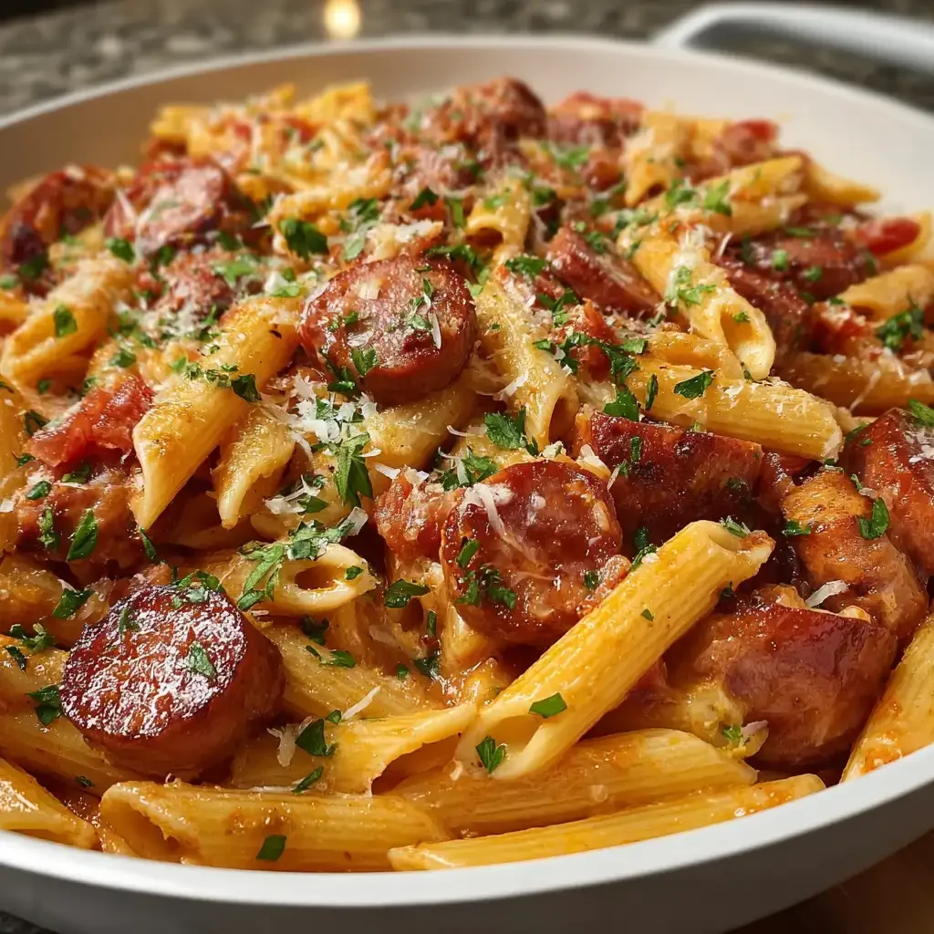 One-Pan Kielbasa Pasta