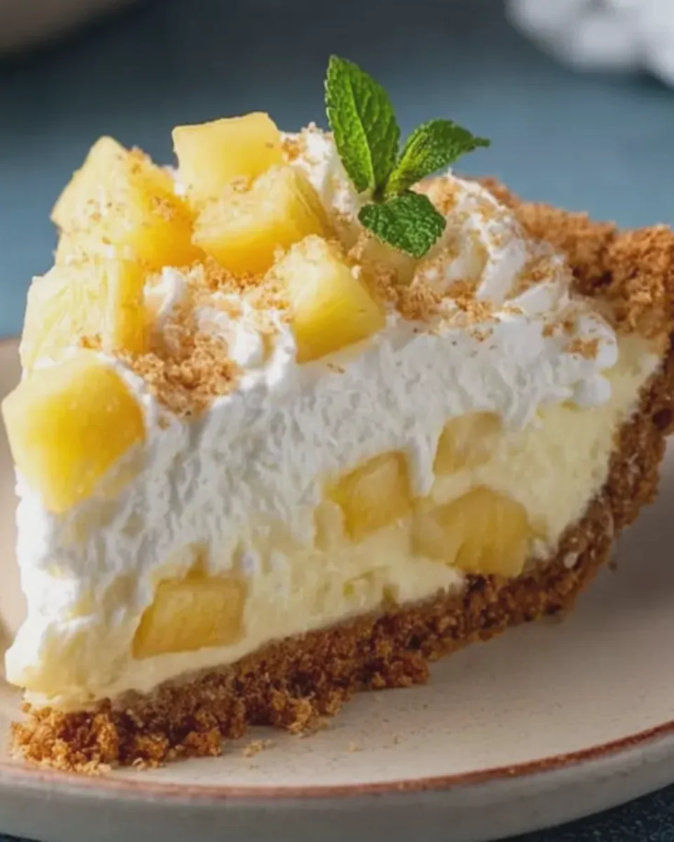 Pineapple Dream Dessert Pie
