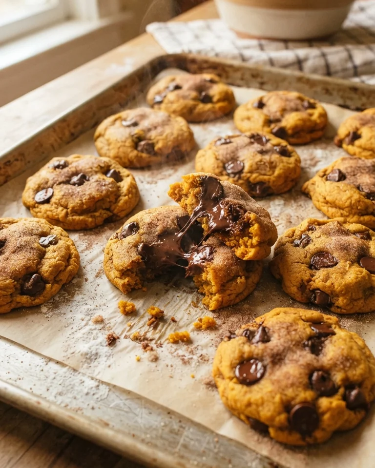 Pumpkin Chocolate Chip Cookies