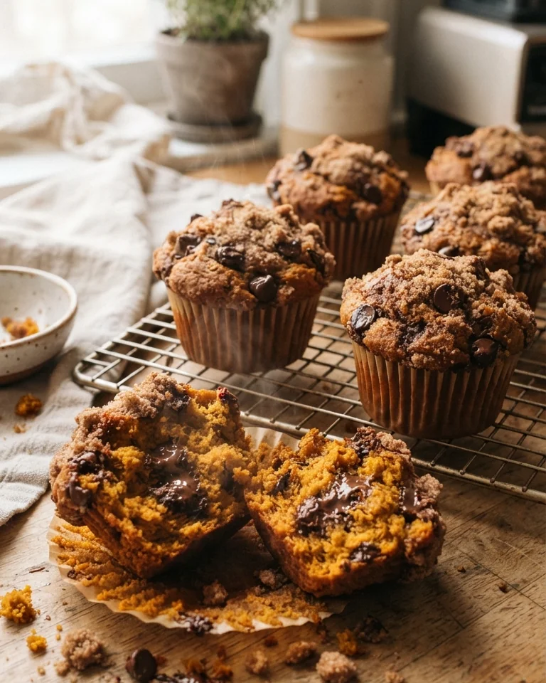 Pumpkin Chocolate Chip Muffins