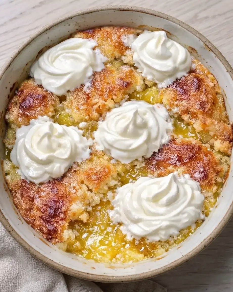 Slow Cooker Lemonade Cobbler