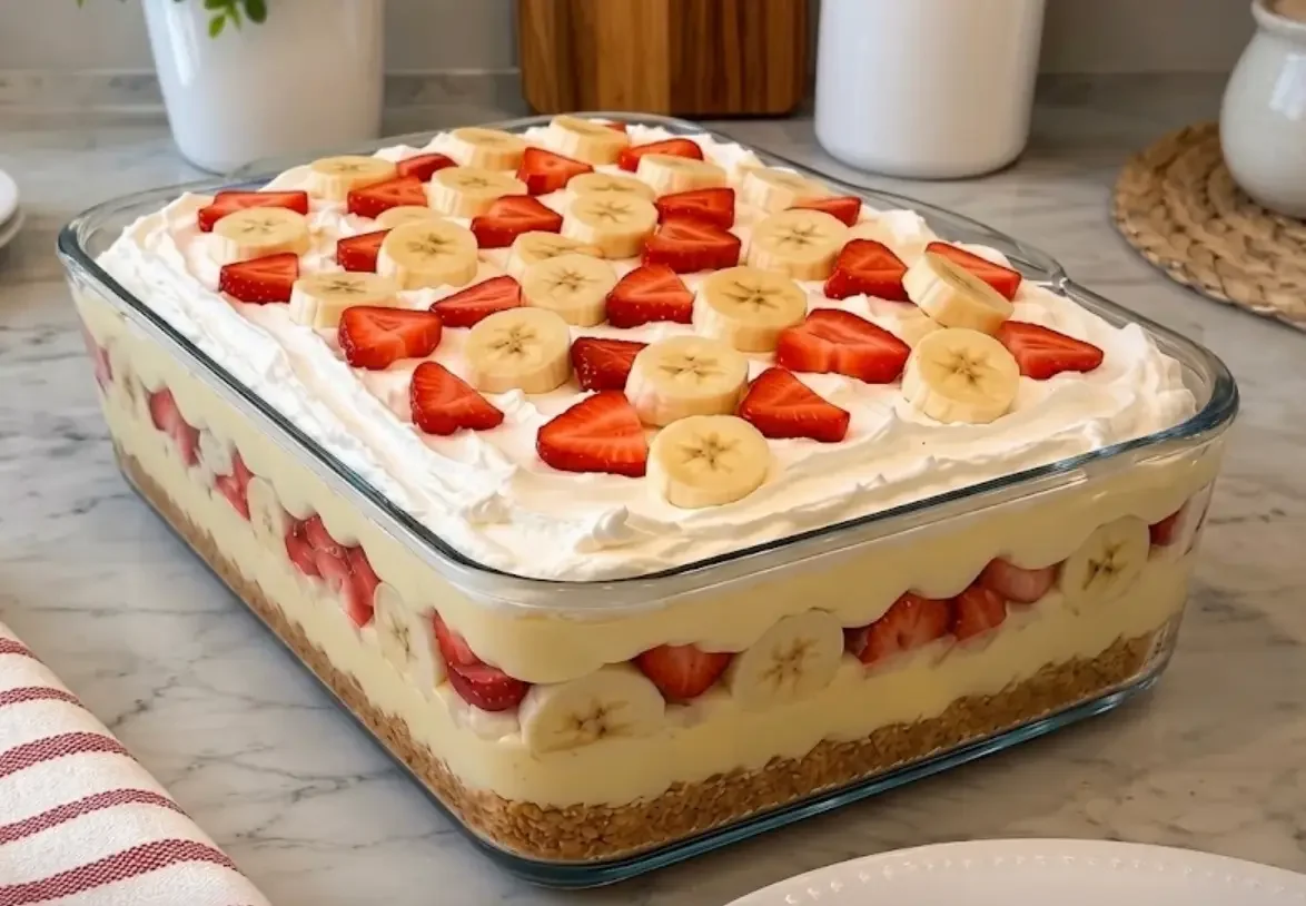 Strawberry Banana Pudding