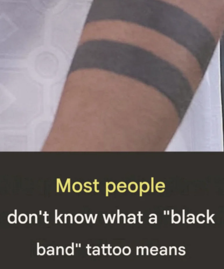 The meaning of the “black band” tattoo explained