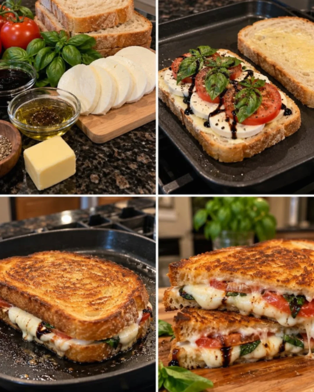 Ultimate Caprese Grilled Cheese