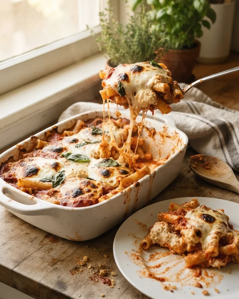 Ultimate Cheesy Baked Ziti