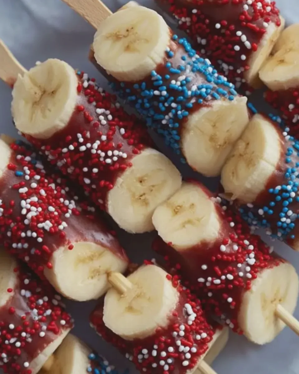 4th Of July Banana Pops