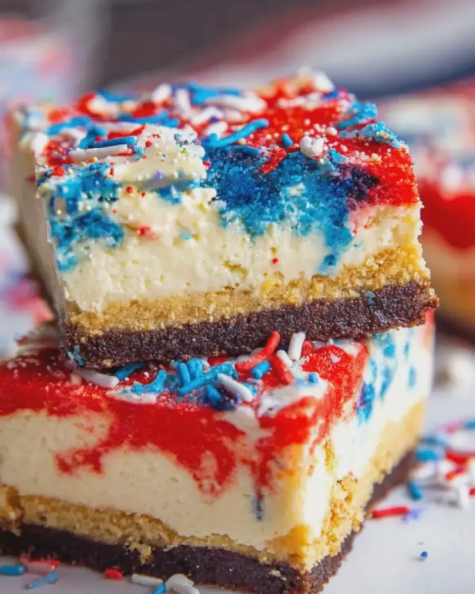 4th Of July Cheesecake Bars