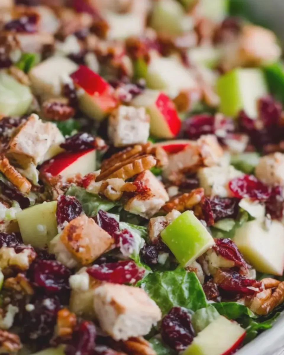 Apple Pecan Cranberry Salad