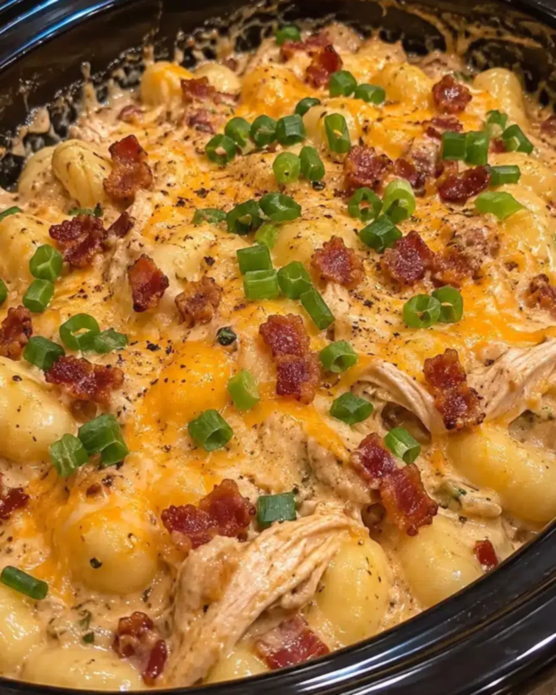 Bacon Beef Tortellini Alfredo