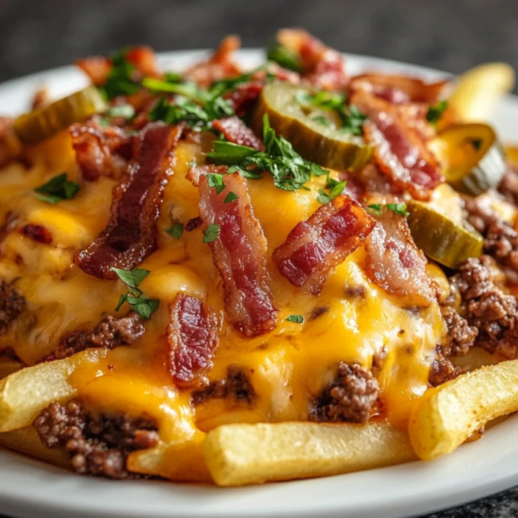 Bacon Cheeseburger Fries Casserole