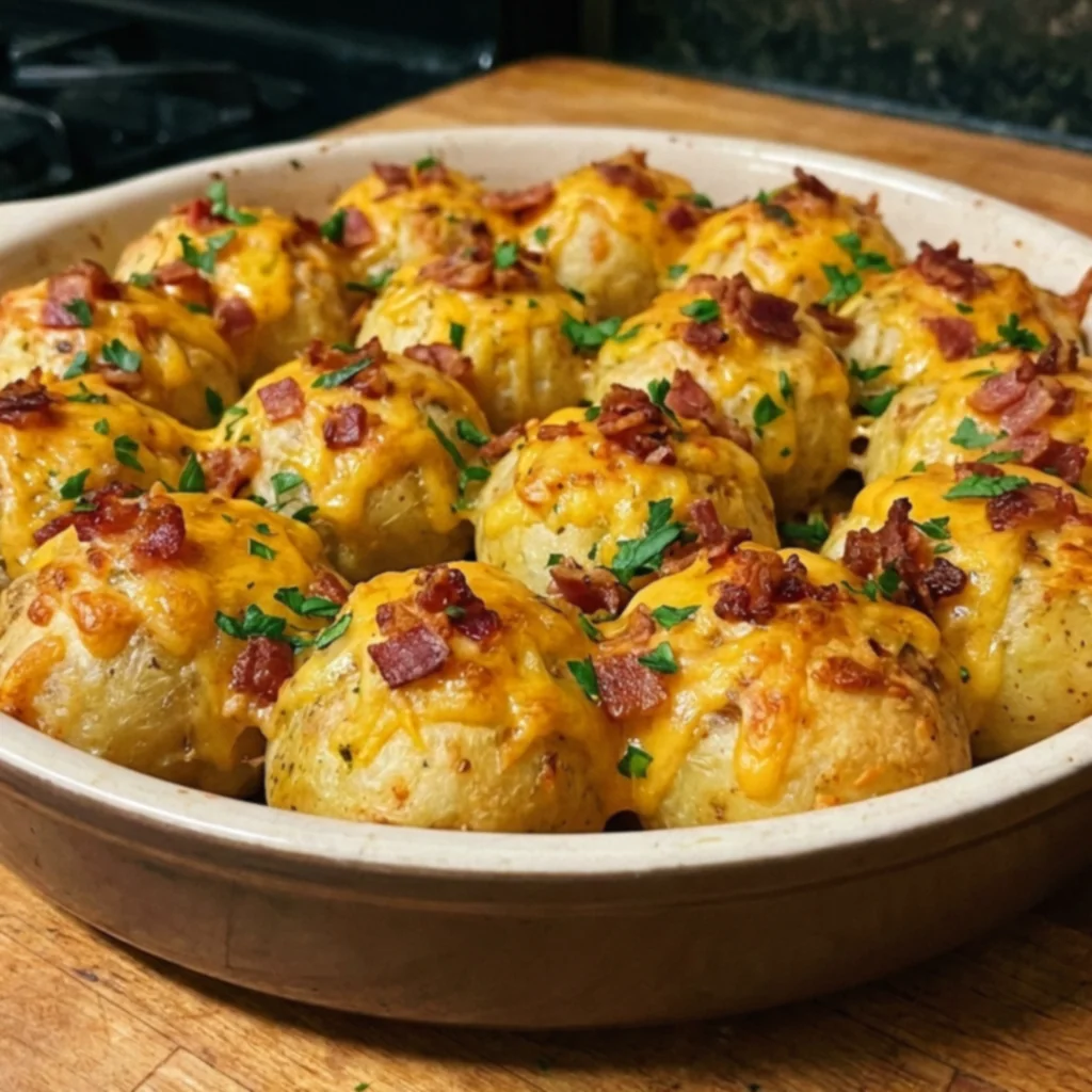 Bacon Cheeseburger Potato Ring