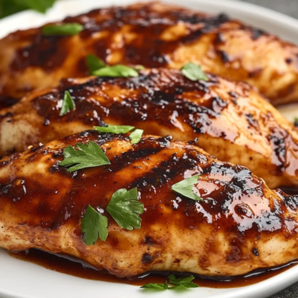 BBQ Bourbon Glazed Chicken Fillet Skillet