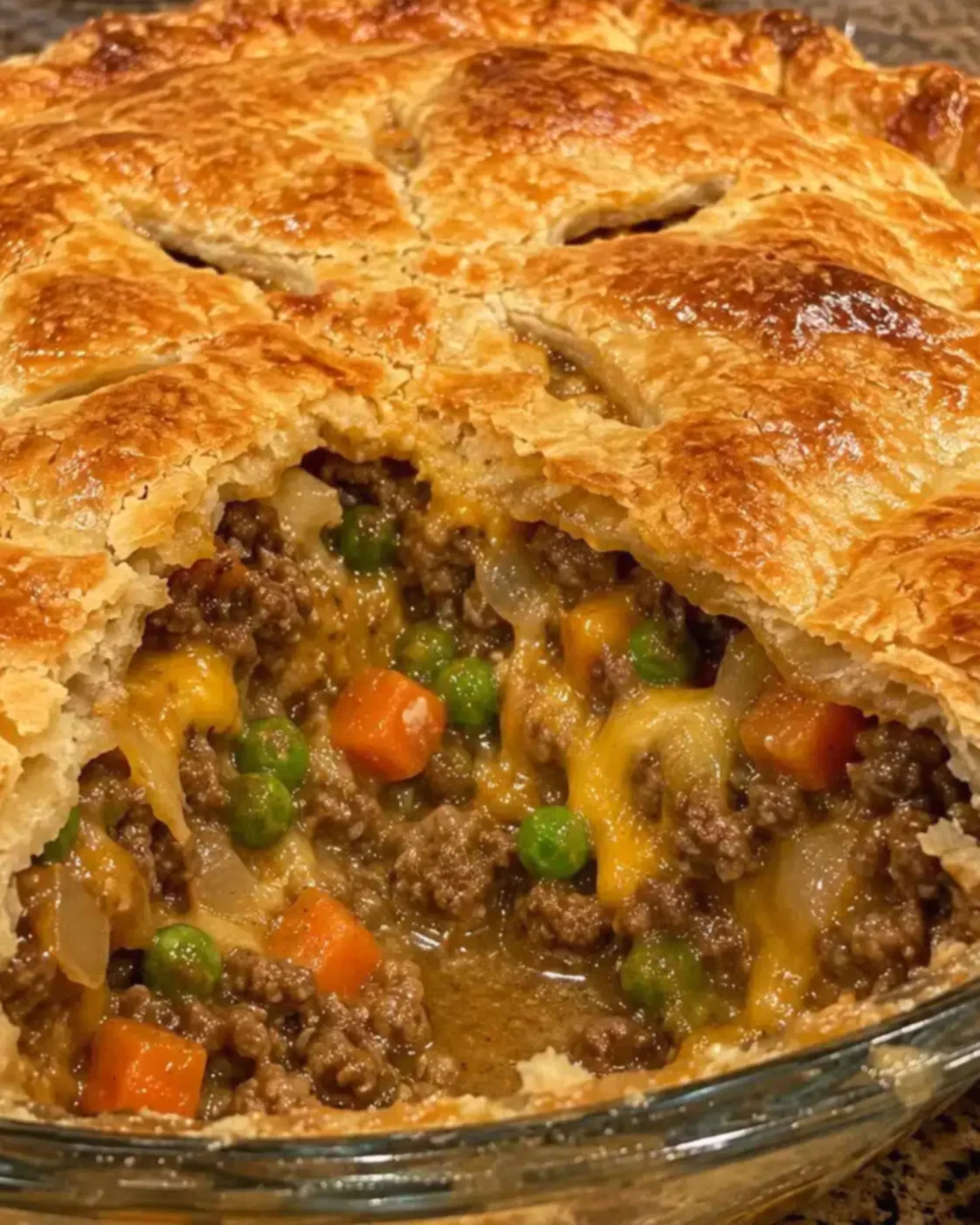 Beef and Cheese Pot Pie