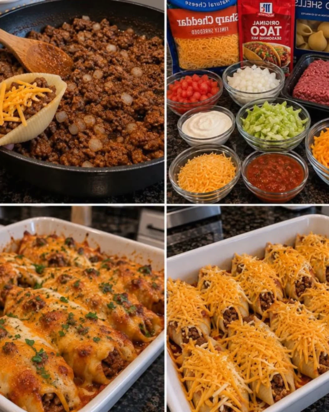 Beef Stuffed Jumbo Shells