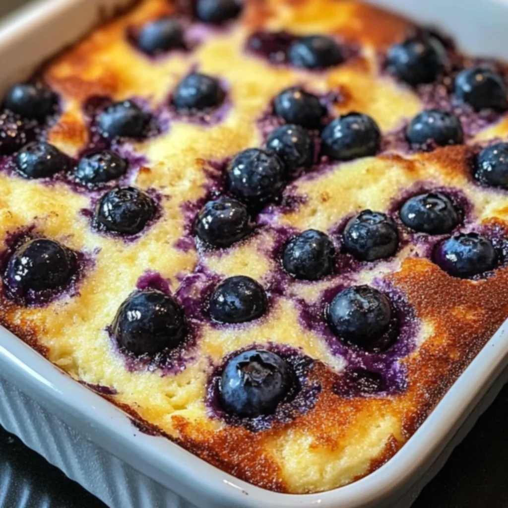 Blueberry Buttermilk Pancake Casserole