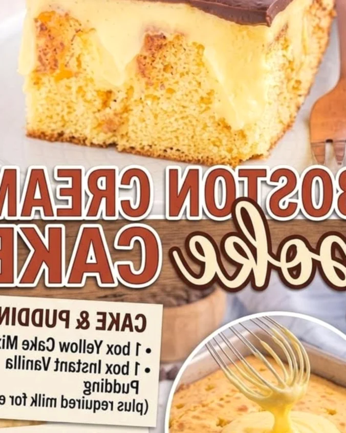 Boston Cream Poke Cake Don’t LOSE this Recipe!