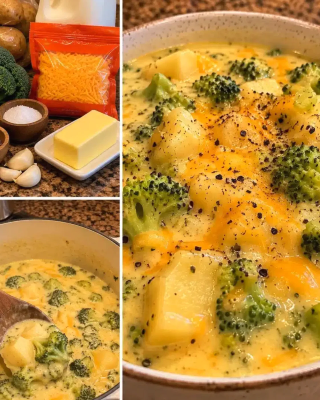 Broccoli Potato Cheese Soup