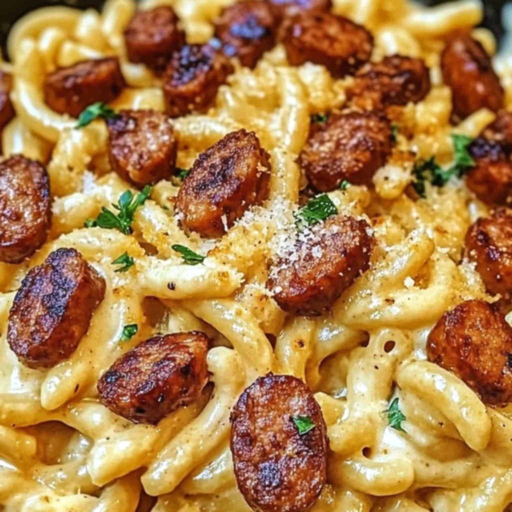 Cajun Smoked Sausage Alfredo Pasta