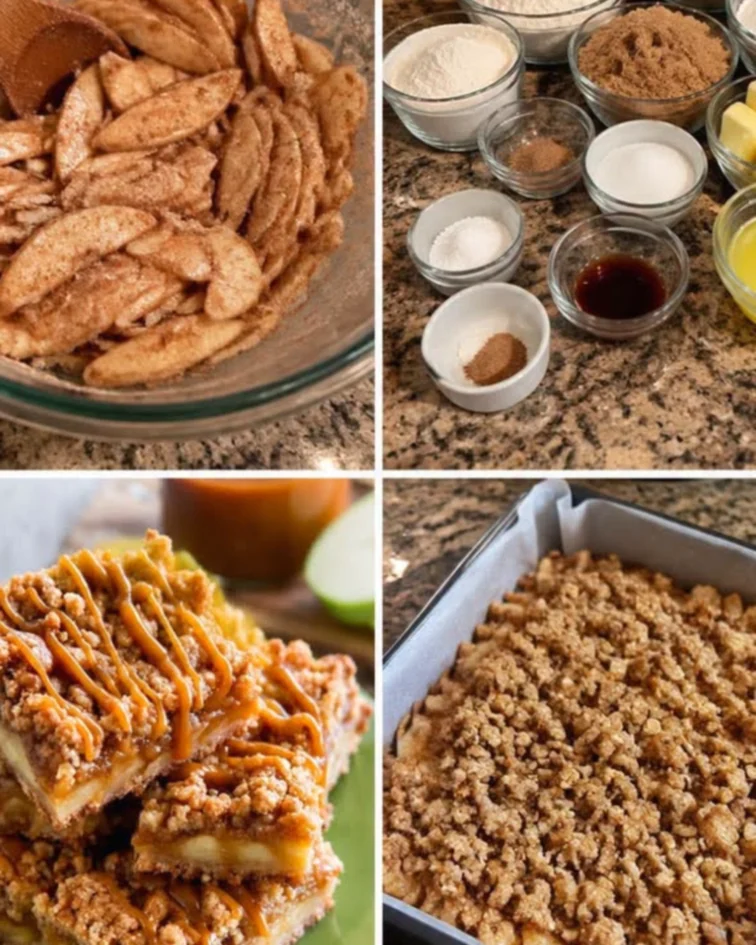 Caramel Apple Pie Bars