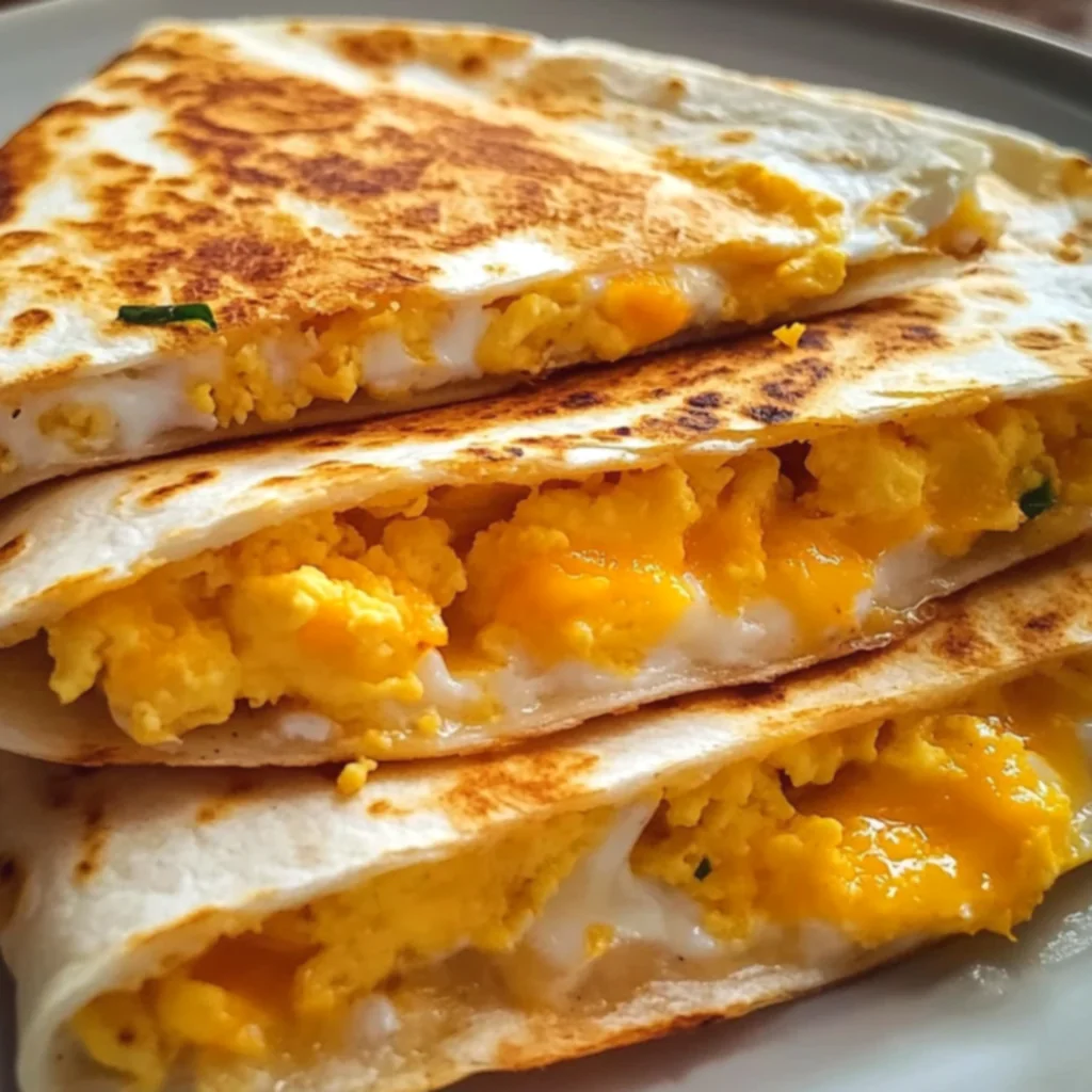 Cheddar Egg Quesadilla