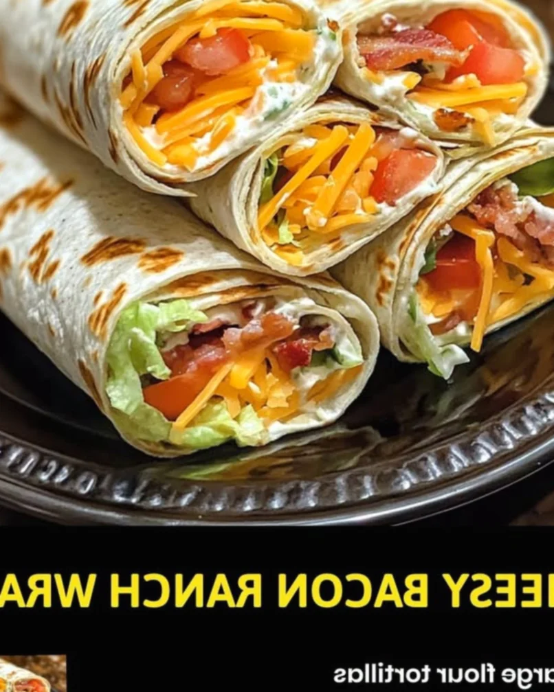 Cheesy Bacon Ranch Wraps