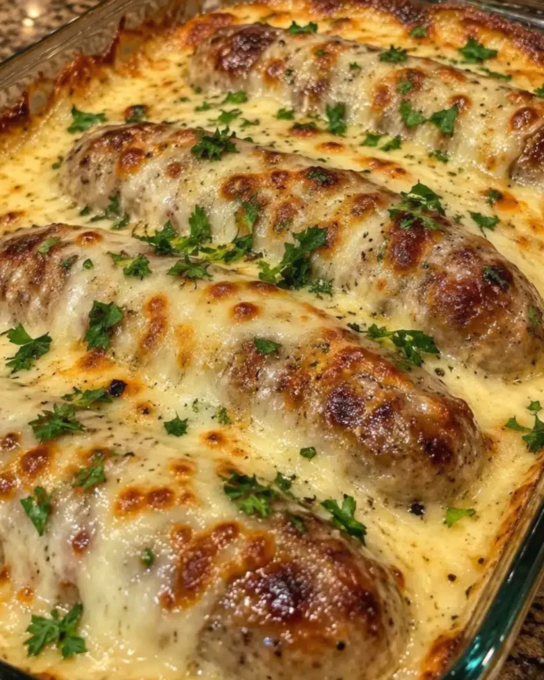 Cheesy Creamy Italian Sausages