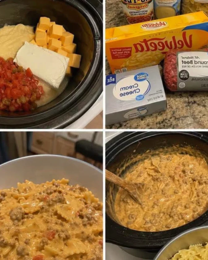 Cheesy Ground Beef Casserole Delight