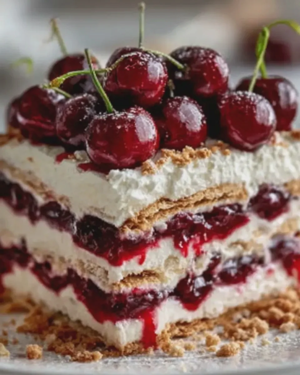 Cherry Icebox Cake