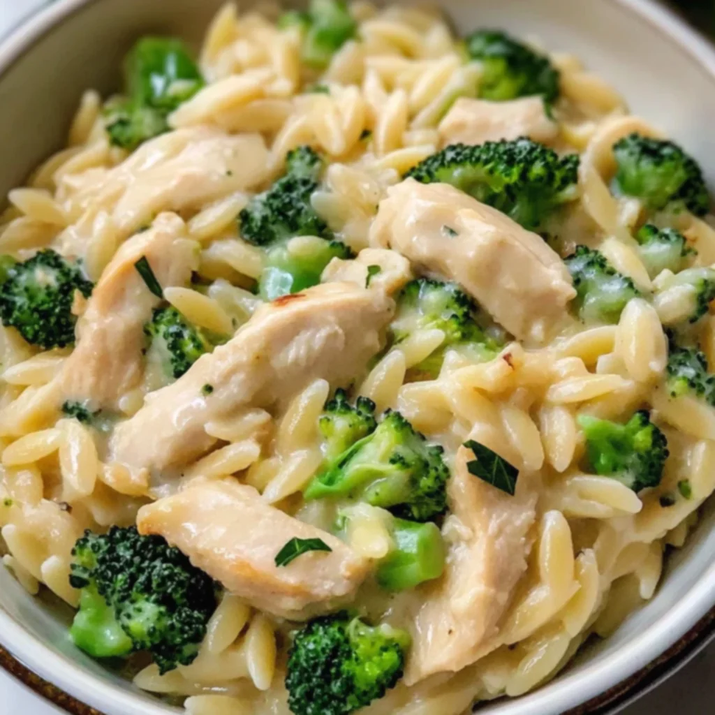 Chicken and Broccoli Orzo