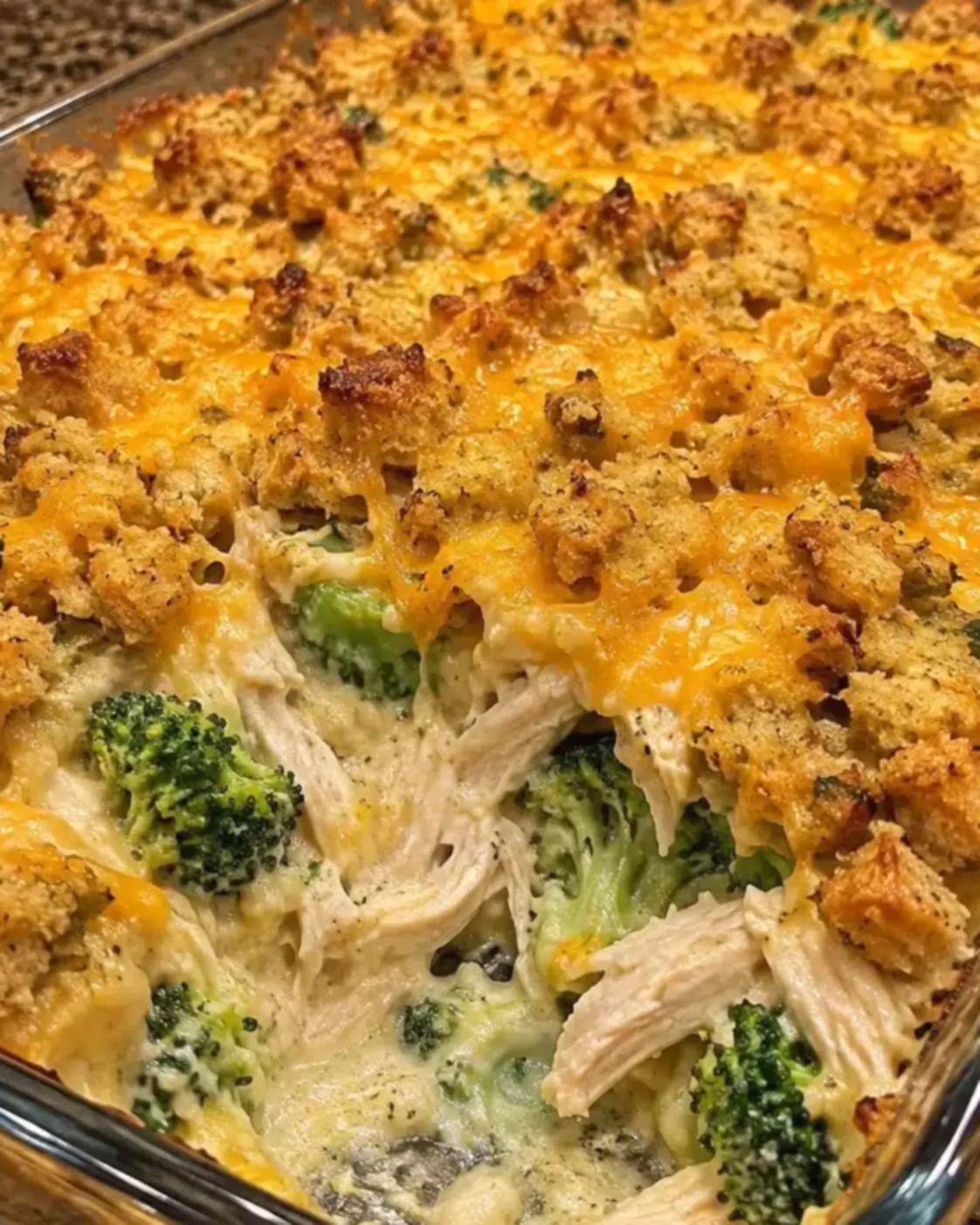 Chicken Broccoli Stuffing Casserole