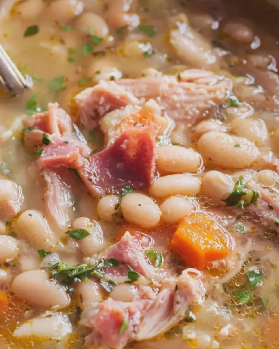 Chicken Ham Bean Soup