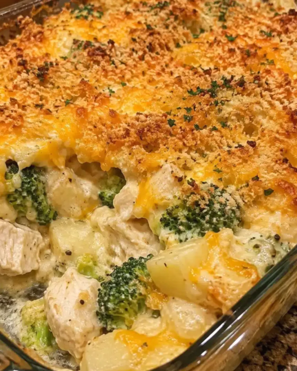 Chicken Potato Broccoli Casserole