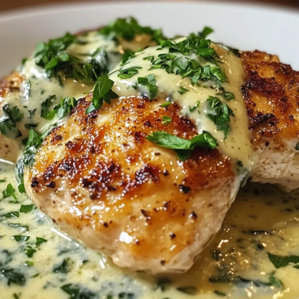 Chicken With Boursin Sauce