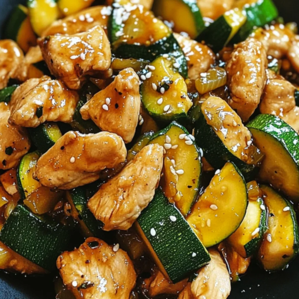 Chicken Zucchini Stir-Fry
