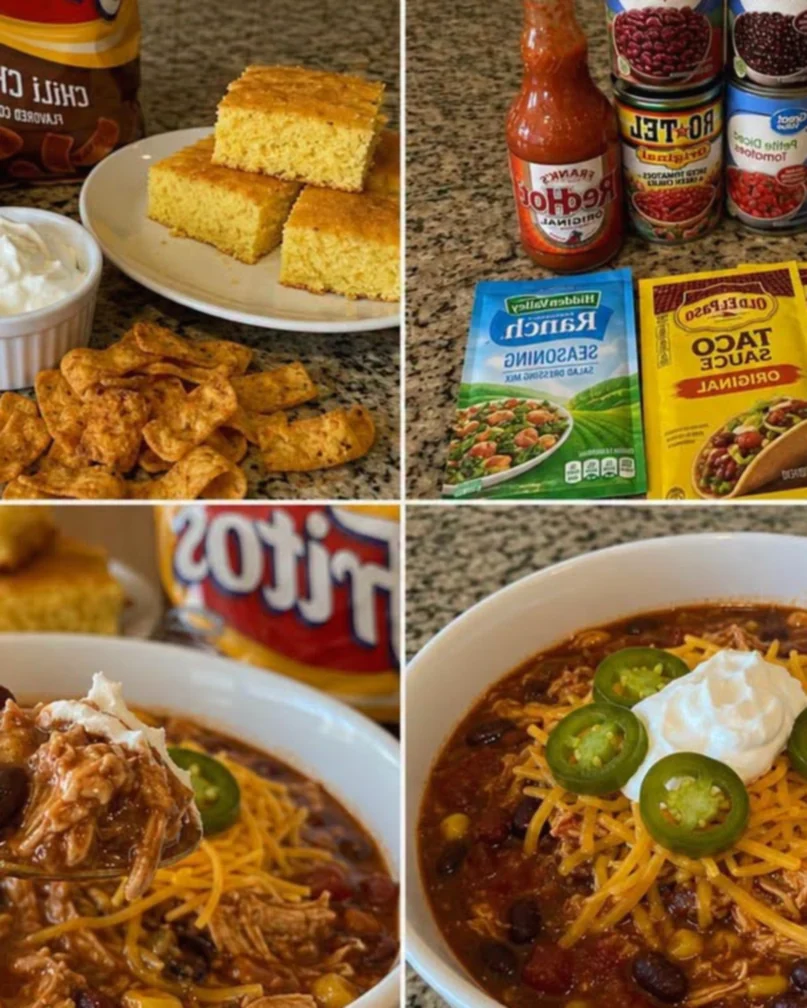 Chili Cheese Chicken Chili