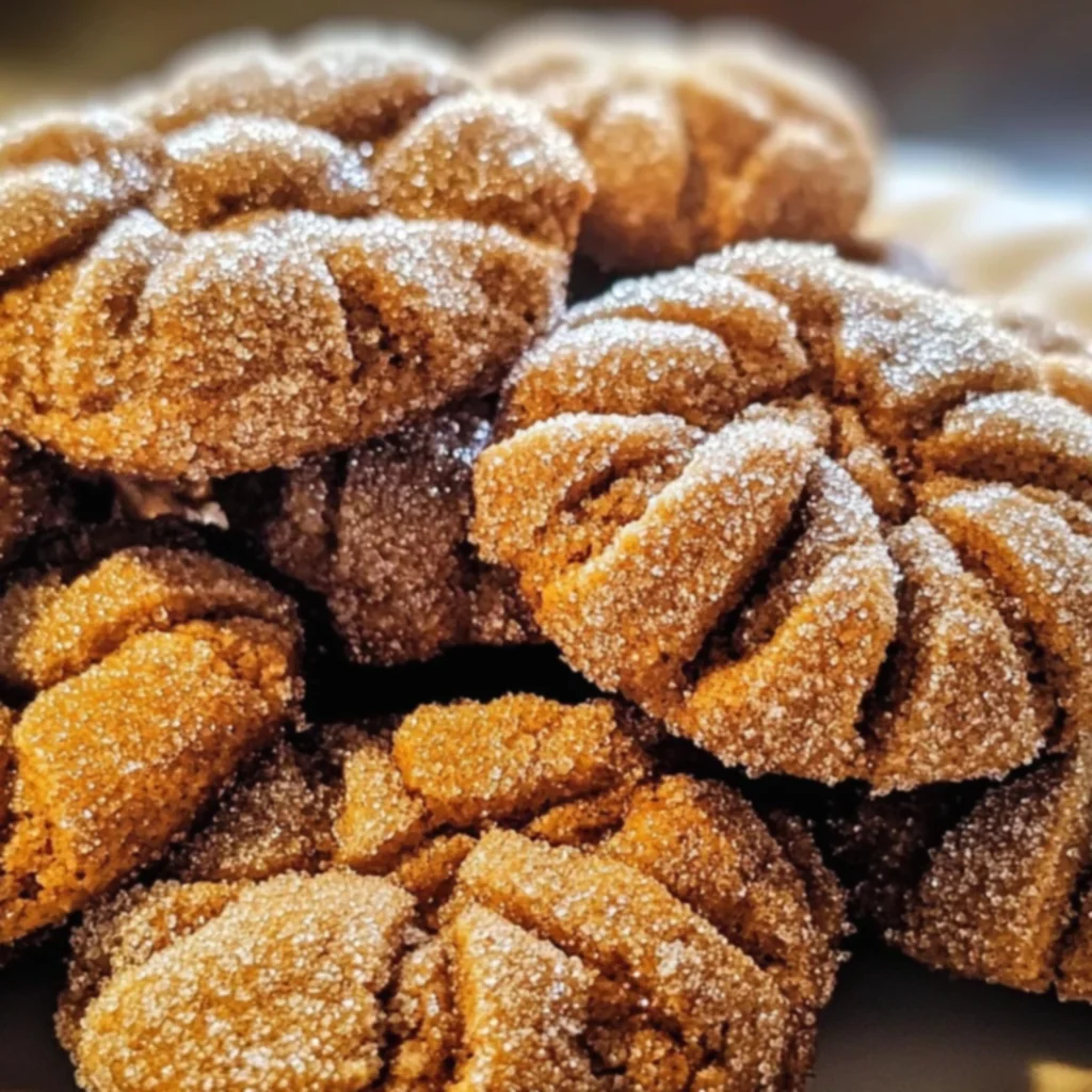 Churro Crinkle Cookies