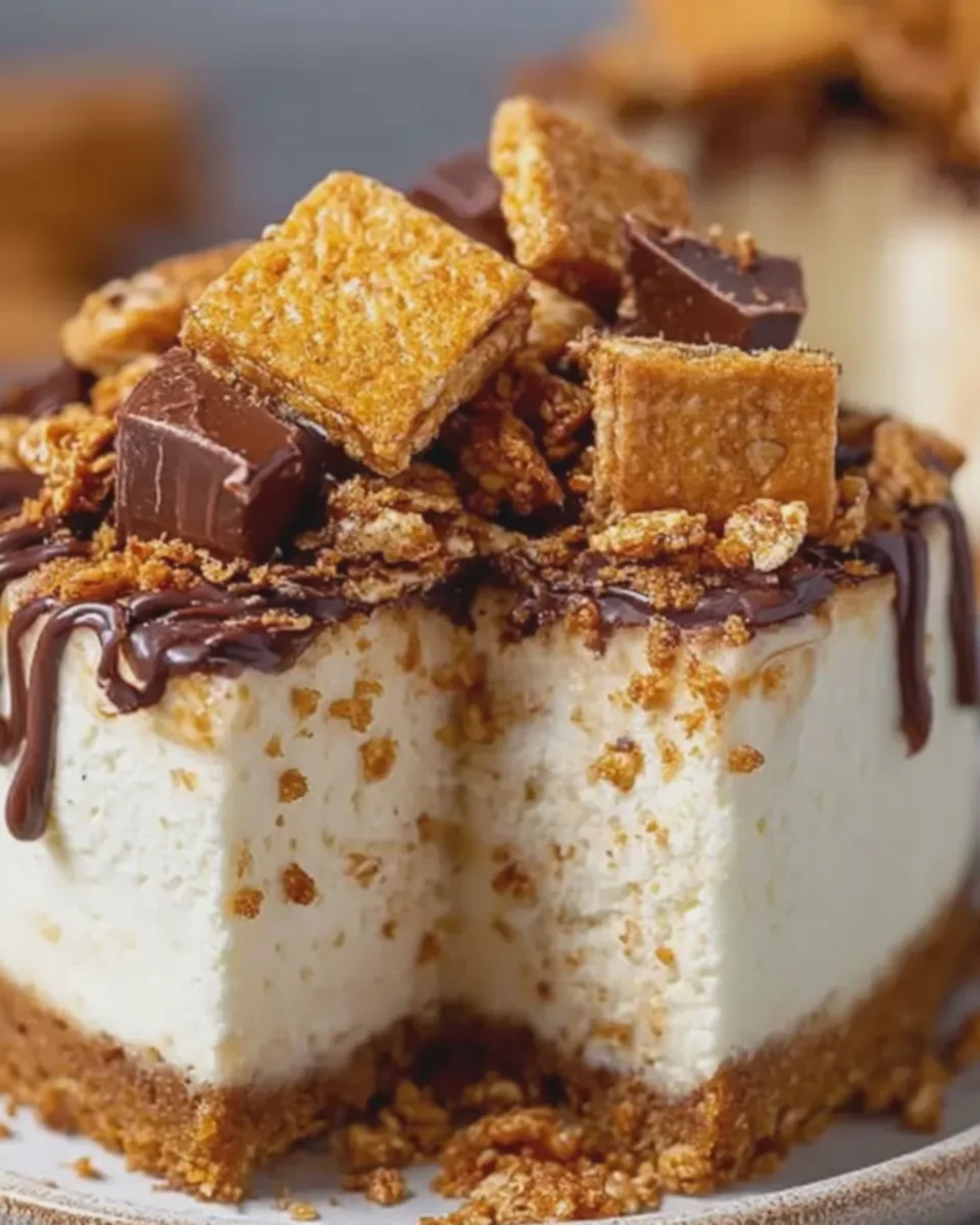 Cinnamon Toast Crunch Cheesecake Bars