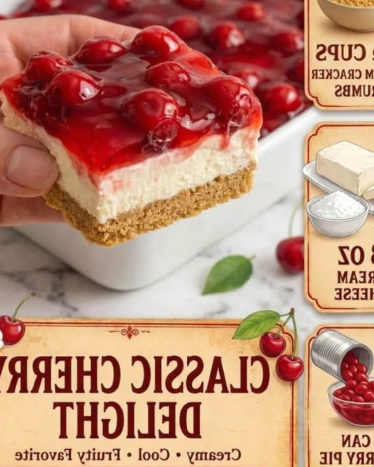 Classic Cherry Delight Cheesecake